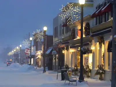 Mainstreets in winter