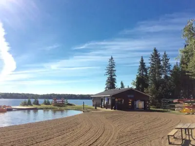Balsam Lake Provincial park beach