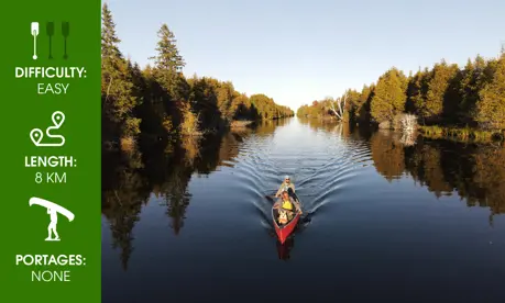 Gull River Paddling Route