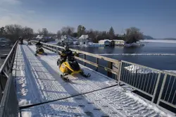 Snowmobiling