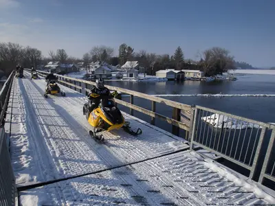 Snowmobiling